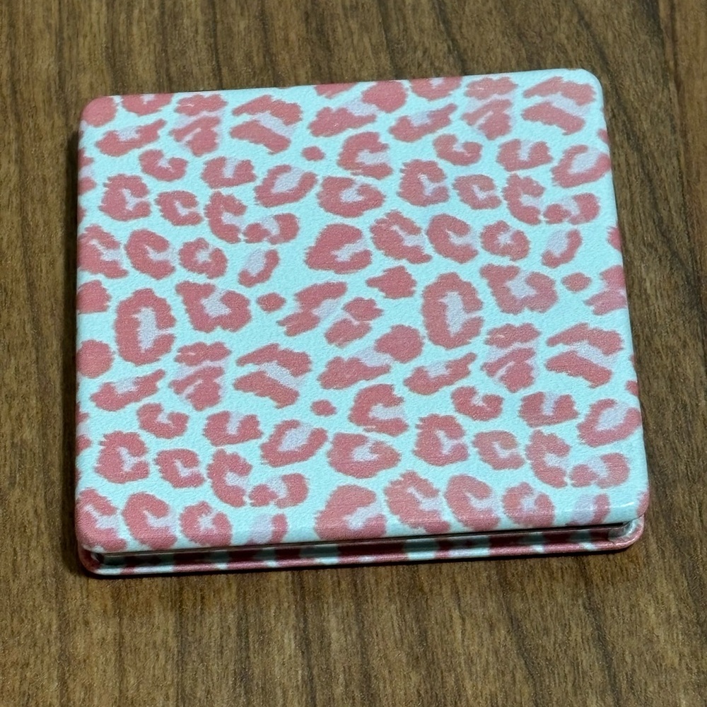 NEW Pink Leopard Print Compact Mirror